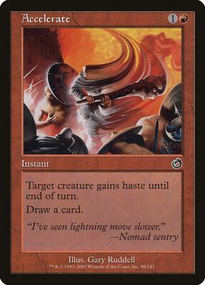 Accelerate card from Torment