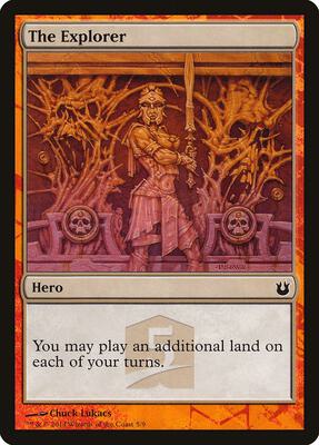 The Explorer card from Hero's Path Promos
