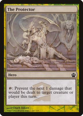 The Protector card from Hero's Path Promos