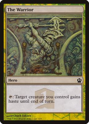 The Warrior card from Hero's Path Promos