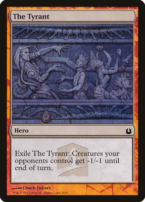 The Tyrant card from Hero's Path Promos