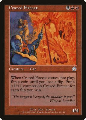 Crazed Firecat card from Torment