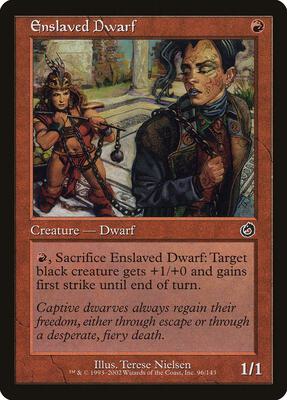 Enslaved Dwarf card from Torment