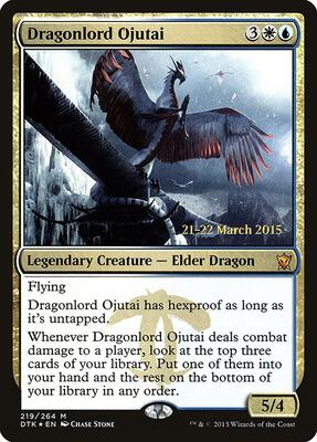 Dragonlord Ojutai card from Prerelease Cards