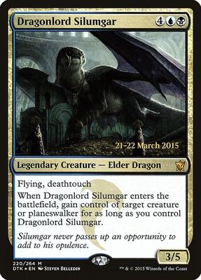 Dragonlord Silumgar card from Prerelease Cards