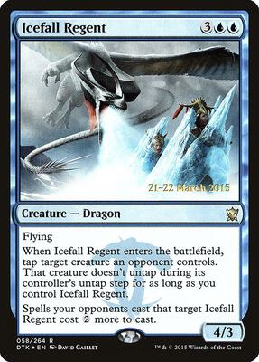 Icefall Regent card from Prerelease Cards