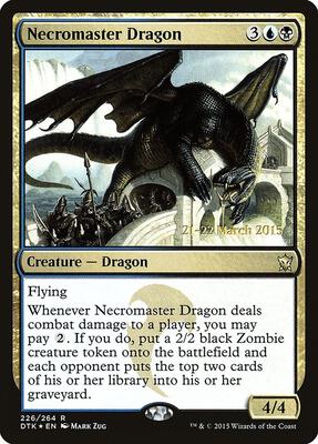 Necromaster Dragon card from Prerelease Cards