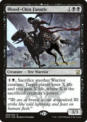 Blood-Chin Fanatic card from Prerelease Cards
