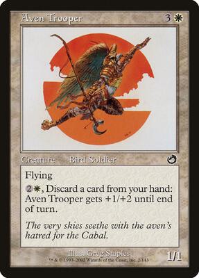 Aven Trooper card from Torment