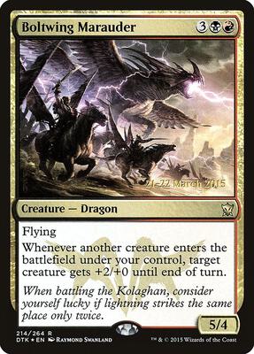 Boltwing Marauder card from Prerelease Cards