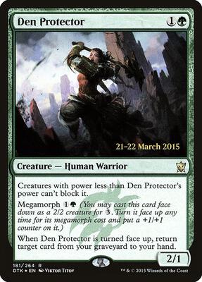 Den Protector card from Prerelease Cards