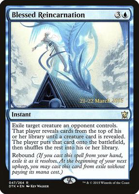 Blessed Reincarnation card from Prerelease Cards
