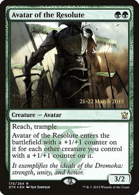 Avatar of the Resolute card from Prerelease Cards