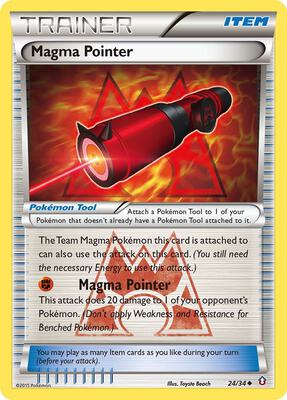 Magma Pointer card from Double Crisis