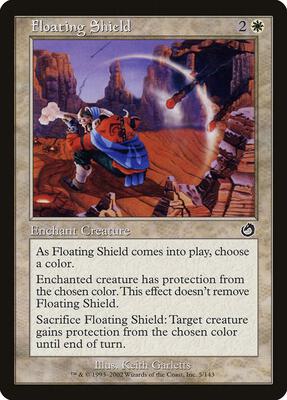 Floating Shield card from Torment