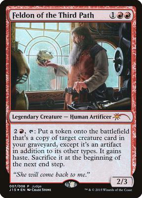 Feldon of the Third Path card from Judge Promos