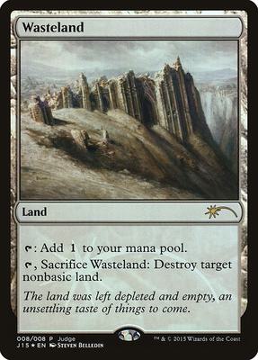 Wasteland (J15) card from Judge Promos