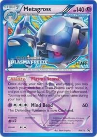 Metagross - BW75 (Team Plasma) (Prerelease) [Staff] card from Black and White Promos