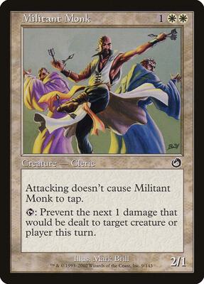Militant Monk card from Torment