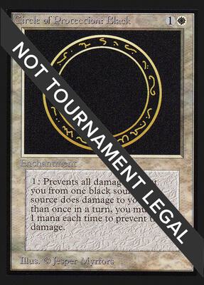 Circle of Protection: Black (IE) card from International Edition