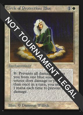 Circle of Protection: Blue (IE) card from International Edition