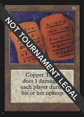 Copper Tablet (IE) card from International Edition