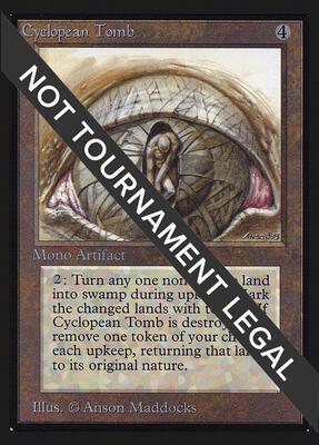 Cyclopean Tomb (IE) card from International Edition