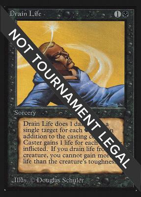 Drain Life (IE) card from International Edition