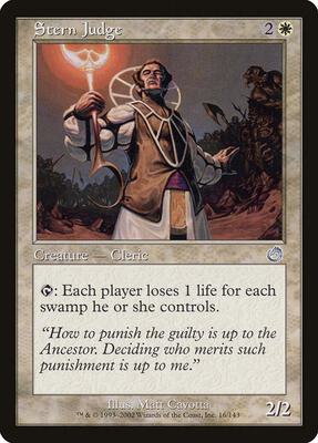Stern Judge card from Torment