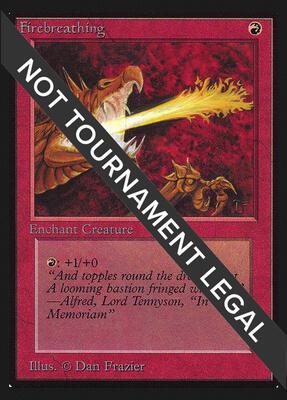 Firebreathing (IE) card from International Edition