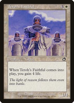 Teroh's Faithful card from Torment