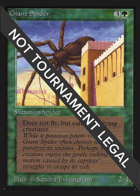 Giant Spider (IE) card from International Edition