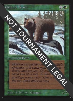 Grizzly Bears (IE) card from International Edition