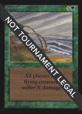 Hurricane (IE) card from International Edition