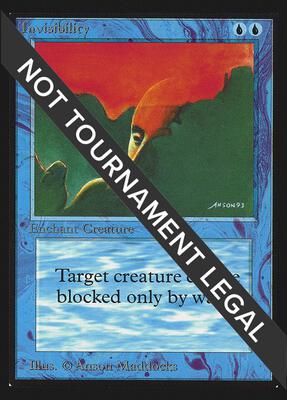 Invisibility (IE) card from International Edition