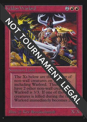 Keldon Warlord (IE) card from International Edition