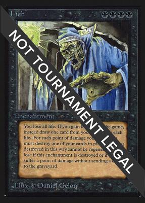 Lich (IE) card from International Edition
