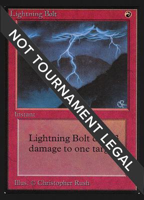 Lightning Bolt (IE) card from International Edition