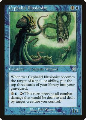 Cephalid Illusionist card from Torment
