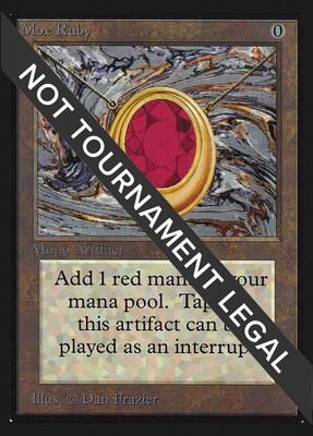 Mox Ruby (IE) card from International Edition