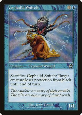 Cephalid Snitch card from Torment
