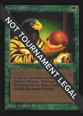 Natural Selection (IE) card from International Edition