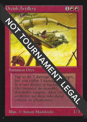 Orcish Artillery (IE) card from International Edition