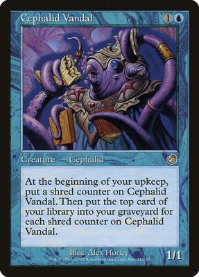 Cephalid Vandal card from Torment
