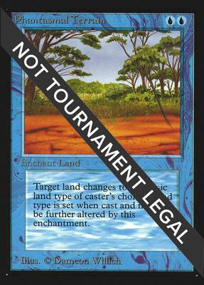 Phantasmal Terrain (IE) card from International Edition