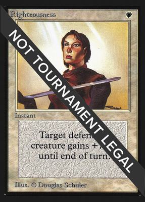 Righteousness (IE) card from International Edition