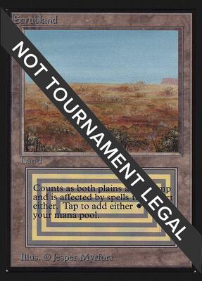 Scrubland (IE) card from International Edition