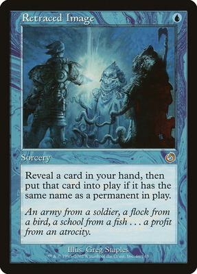 Retraced Image card from Torment