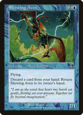 Skywing Aven card from Torment