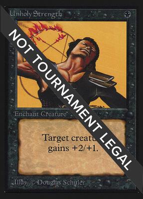 Unholy Strength (IE) card from International Edition